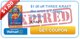 .65 cents for Kraft Mac and Cheese