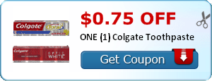 $0.75 off ONE (1) Colgate Toothpaste