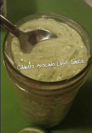 Recipe for Cilantro Avocado Lime Sauce